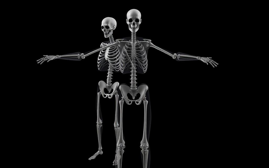 Character armature skeleton